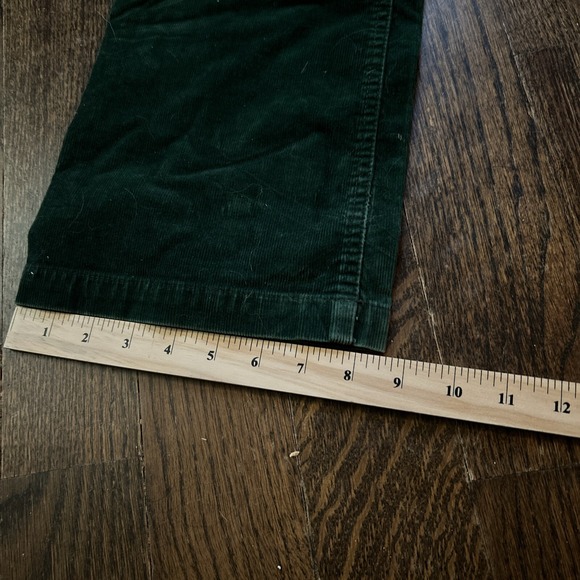 J Crew Favorite Fit 95825 Corduroy Pants Stretch Kelly Green Women 4R MidRise - Picture 4 of 4